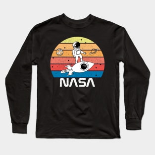 Nasa Vintage Colors Long Sleeve T-Shirt